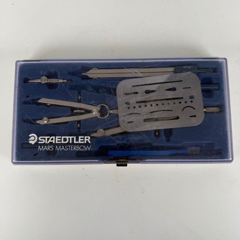 Staedtler Mars Masterbow Drafting Compass Set Engineering Drawing Tools Germany